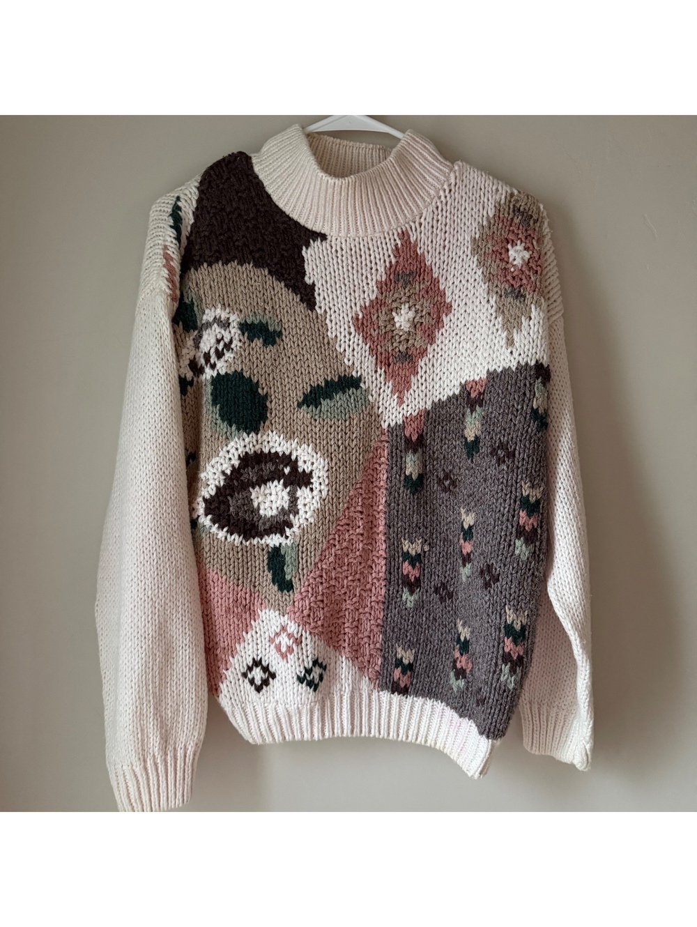Woodland Vintage Jamie Scott Hand Knit Sweater | medium